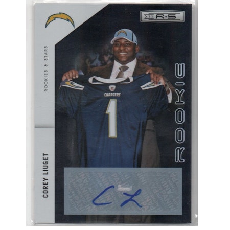 2011 Rookies and Stars Rookie Autographs Holofoil #175 Corey Liuget (30-X247-NFLCHARGERS)
