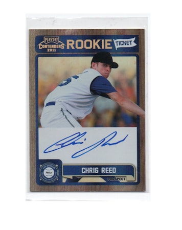 2011 Playoff Contenders Rookie Ticket Autographs #RT45 Chris Reed (40-X255-MLBDODGERS)