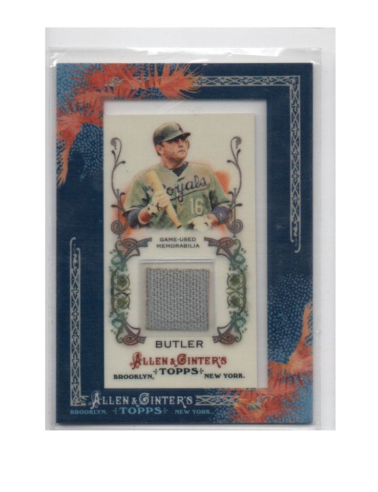 2011 Topps Allen and Ginter Relics #BB Billy Butler (40-X248-MLBROYALS)