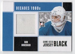 2010-11 ITG Decades 1980s Game Used Jerseys Black #M19 Dan Bouchard (50-X336-NORDIQUES)