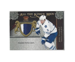 2011-12 Crown Royale All The Kings Men Materials Prime #17 Dion Phaneuf (80-X94-MAPLE LEAFS)