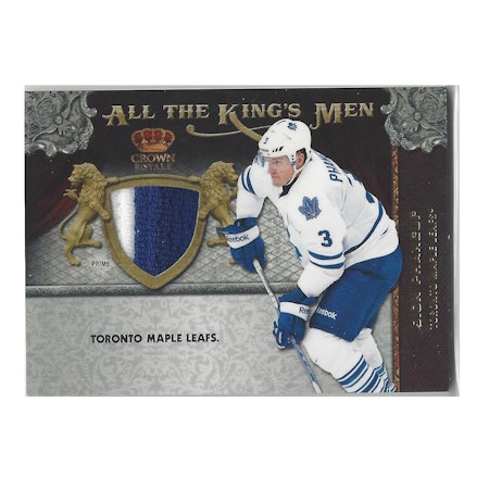 2011-12 Crown Royale All The Kings Men Materials Prime #17 Dion Phaneuf (80-X94-MAPLE LEAFS)