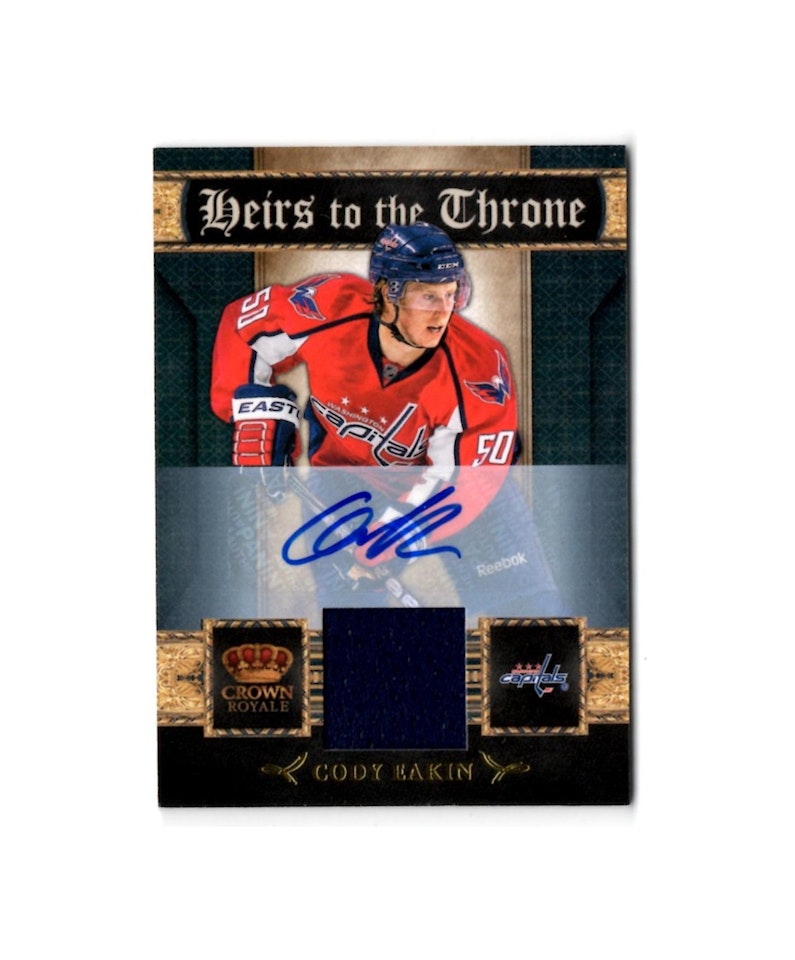2011-12 Crown Royale Heirs To The Throne Materials Autographs #28 Cody Eakin (100-X40-CAPITALS)