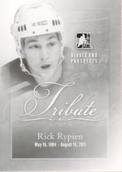 2011-12 ITG Heroes and Prospects #198 Rick Rypien TRIB (10-X2-CANUCKS)