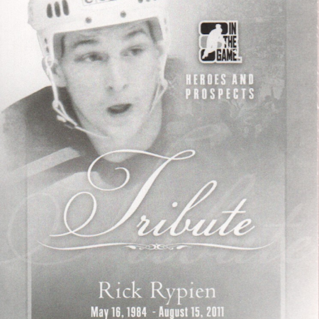 2011-12 ITG Heroes and Prospects #198 Rick Rypien TRIB (10-X2-CANUCKS)