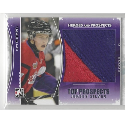 2011-12 ITG Heroes and Prospects Top Prospects Jerseys Silver #TPM16 Matt Puempel (40-X92-OTHERS)