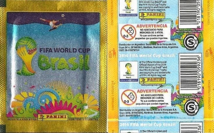 2014 Panini Stickers FIFA World Cup Brazil (Löspaket)