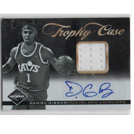 2011-12 Limited Trophy Case Materials Signatures #24 Daniel Gibson (150-X243-NBACAVALIERS)