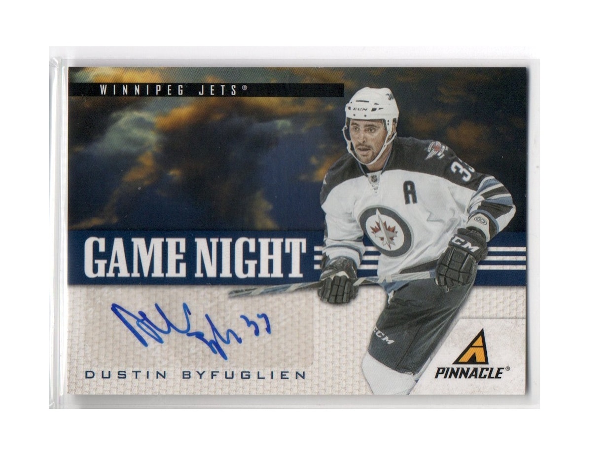 2011-12 Pinnacle Game Night Signatures #36 Dustin Byfuglien (100-X185-NHLJETS)