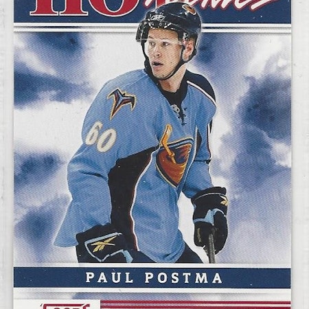 2011-12 Score #501 Paul Postma HR RC (10-287x1-THRASHERS)