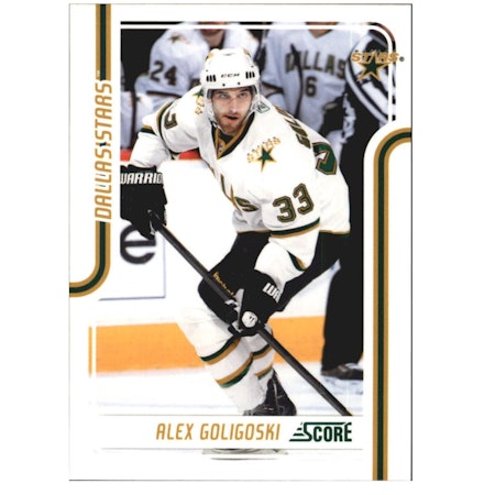 2011-12 Score Glossy #166 Alex Goligoski (10-X190-NHLSTARS)