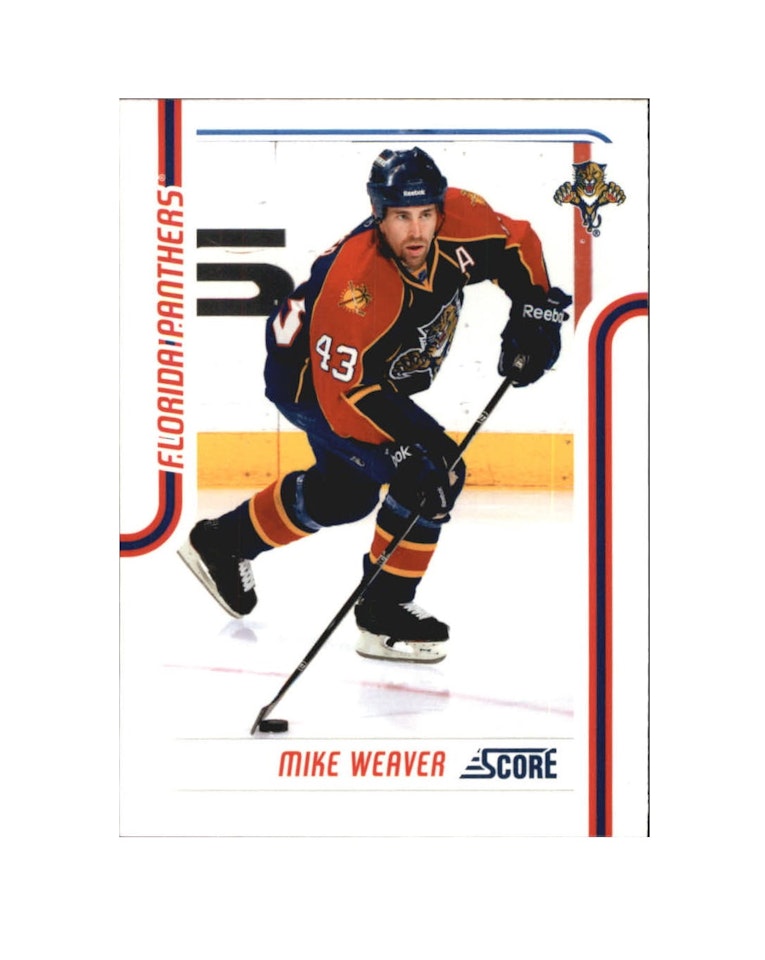 2011-12 Score Glossy #212 Mike Weaver (10-X190-NHLPANTHERS)