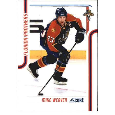 2011-12 Score Glossy #212 Mike Weaver (10-X190-NHLPANTHERS)