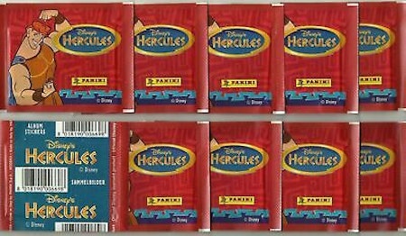1996 Panini Stickers Hercules (Löspaket)