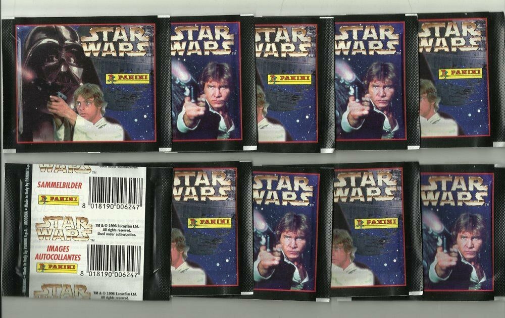 1996 Panini Stickers Star Wars (Löspaket)