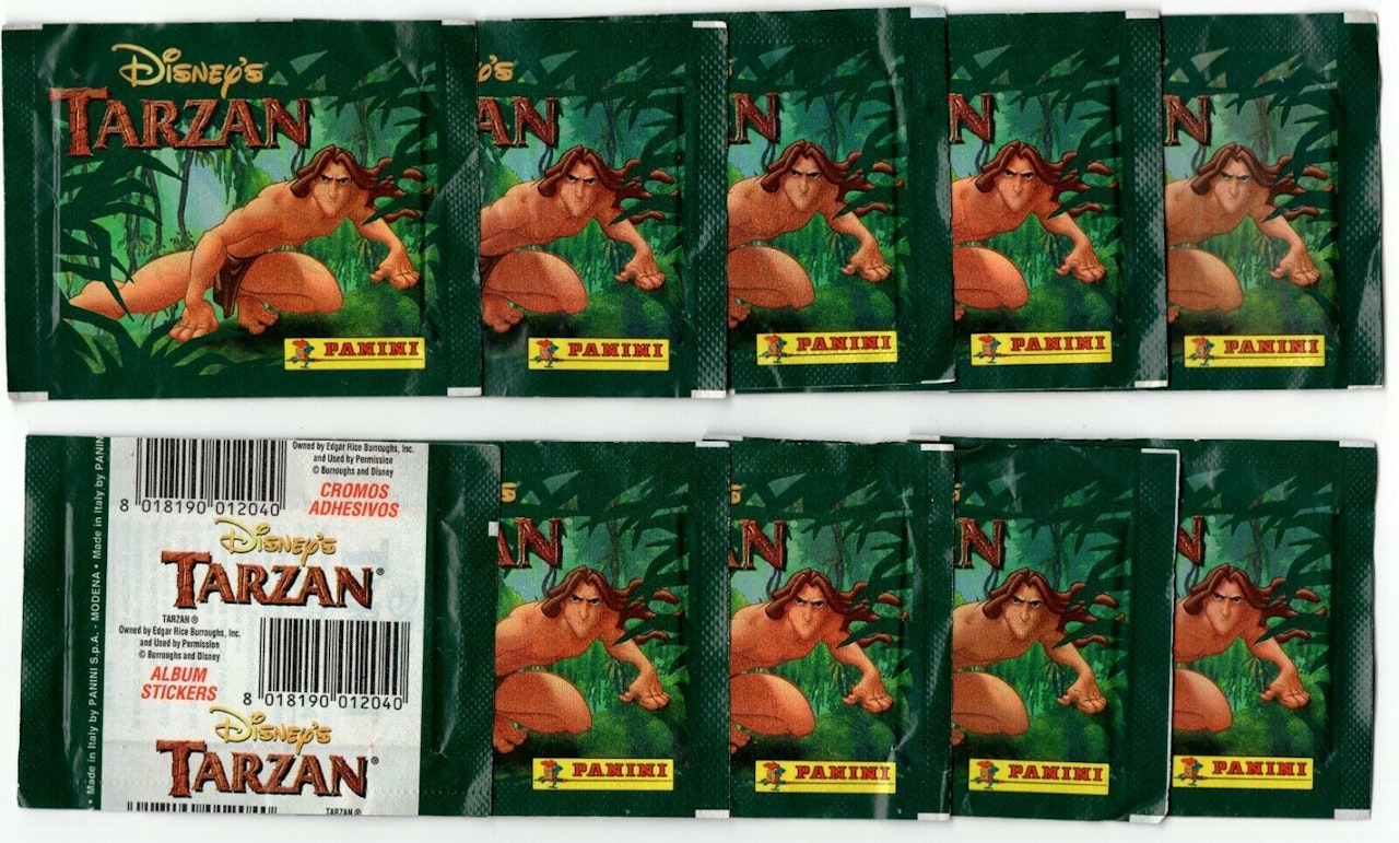 1999 Panini Stickers Tarzan (Löspaket)