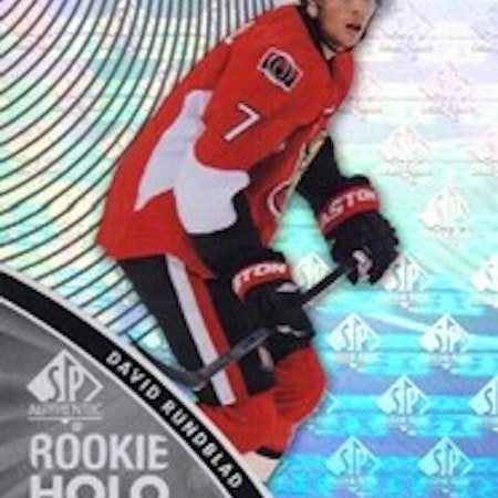 2011-12 SP Authentic Holoview FX #RFX20 David Rundblad (10-X7-SENATORS)