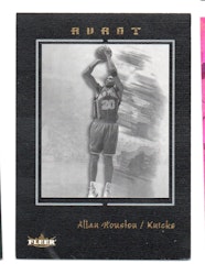 2003-04 Fleer Avant Black and White #30 Allan Houston (15-X342-NBAKNICKS)