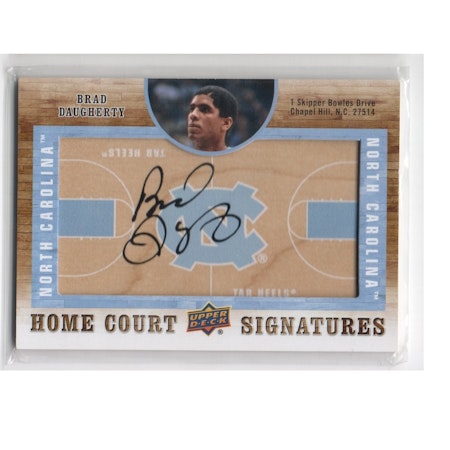 2011-12 SP Authentic Home Court Signatures #HCBD Brad Daugherty (50-X258-NBA)