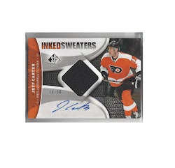 2009-10 SP Game Used Inked Sweaters #ISJC Jeff Carter (80-X113-FLYERS)
