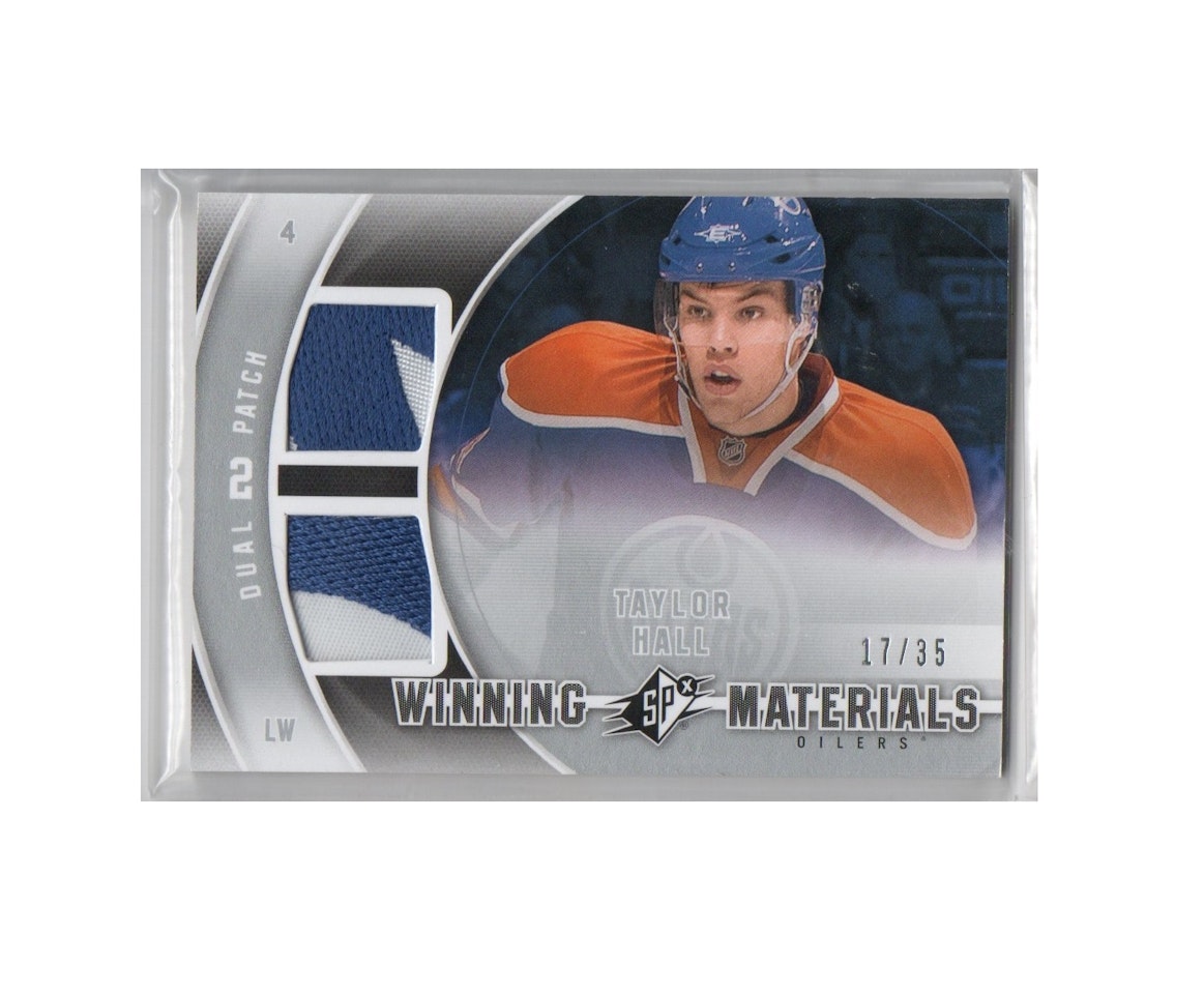 2011-12 SPx Winning Materials Patches #WMTH Taylor Hall (100-X86-OILERS)