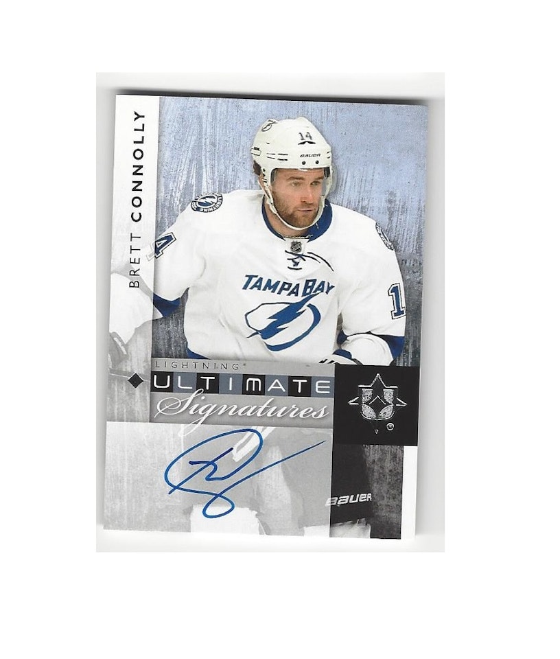 2011-12 Ultimate Collection Ultimate Signatures #USBC Brett Connolly TBL E (50-5x2-LIGHTNING)