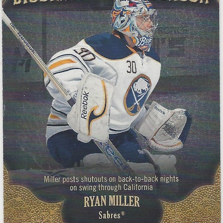 2011-12 Upper Deck Biography of A Season #BOS27 Ryan Miller (10-167x8-SABRES)