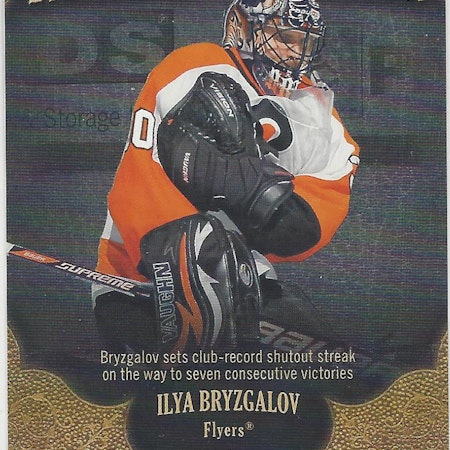 2011-12 Upper Deck Biography of A Season #BOS28 Ilya Bryzgalov (10-167x4-FLYERS)
