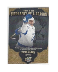 2011-12 Upper Deck Biography of A Season #BOS30 Steven Stamkos (10-167x7-LIGHTNING)