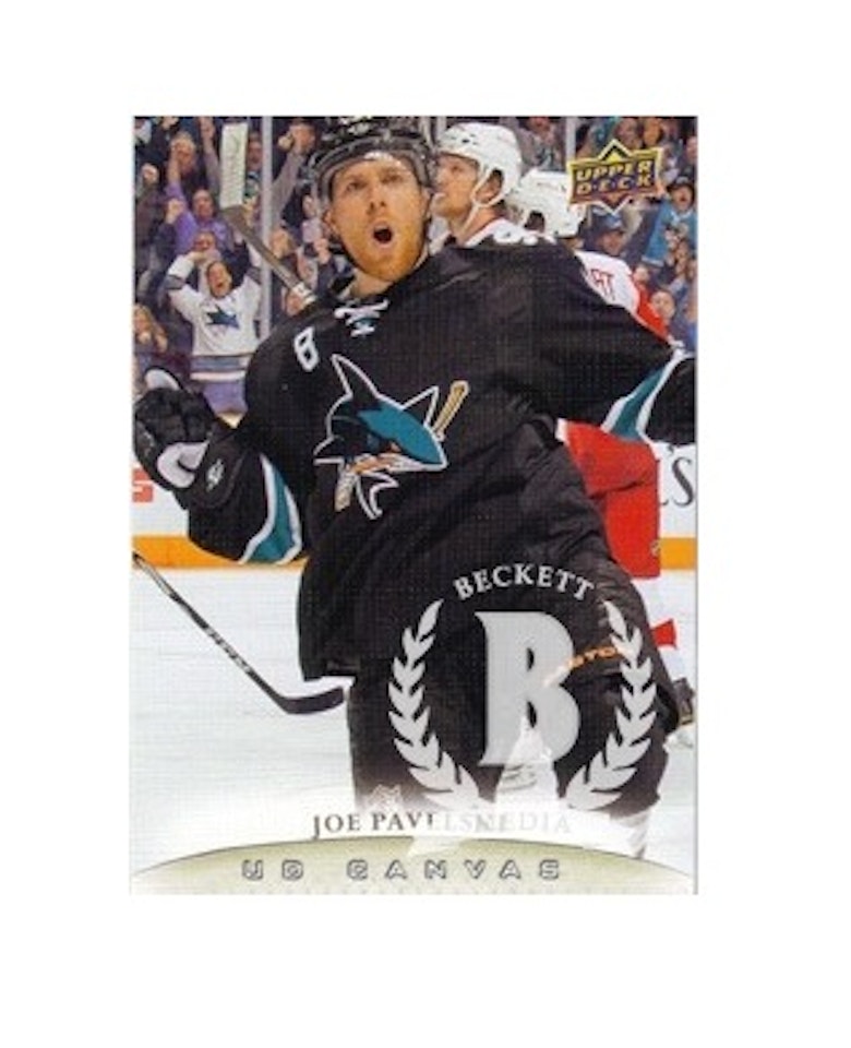 2011-12 Upper Deck Canvas #C69 Joe Pavelski (10-X180-SHARKS)