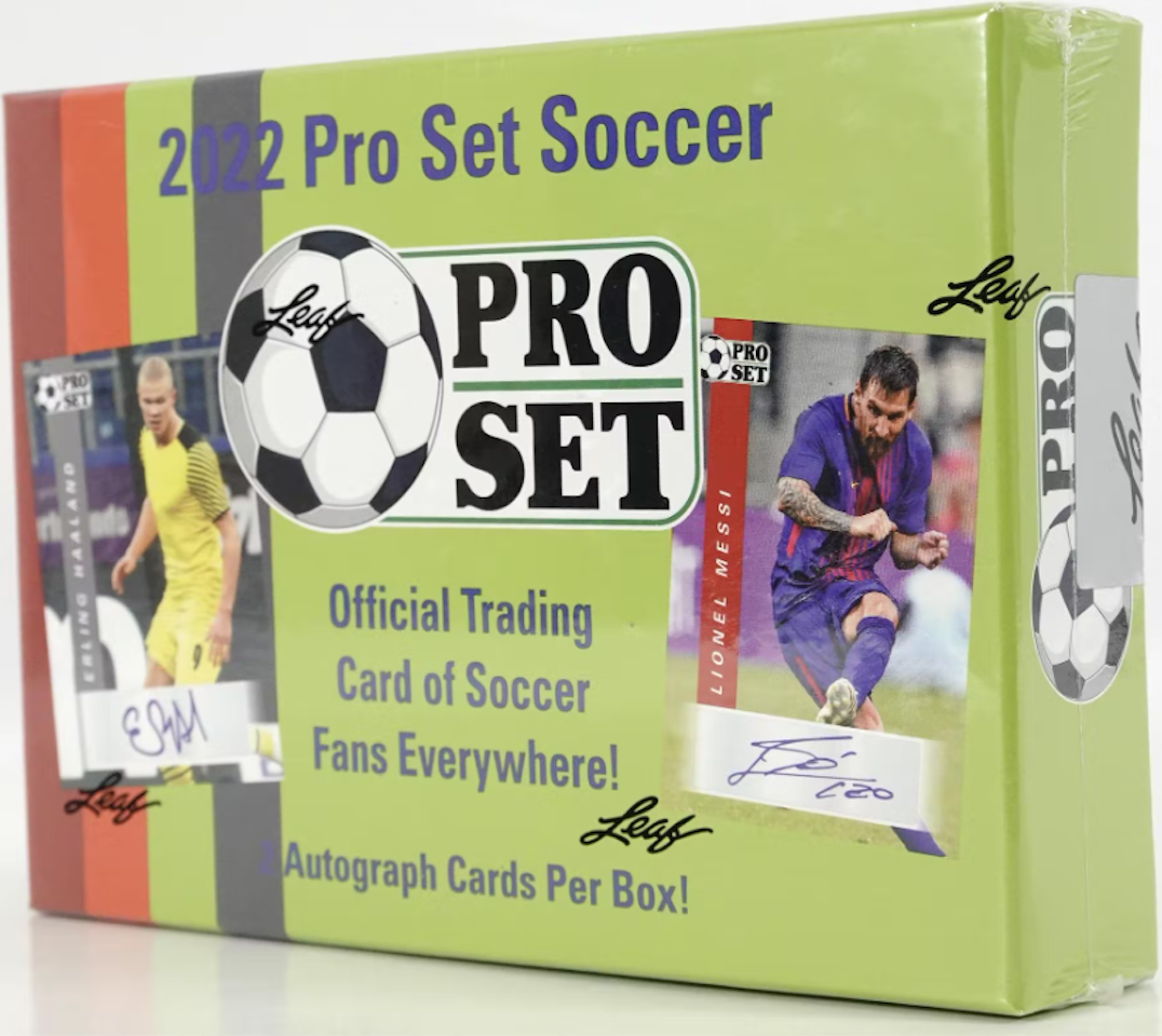2022 Leaf Pro Set Soccer (Hobby Box)
