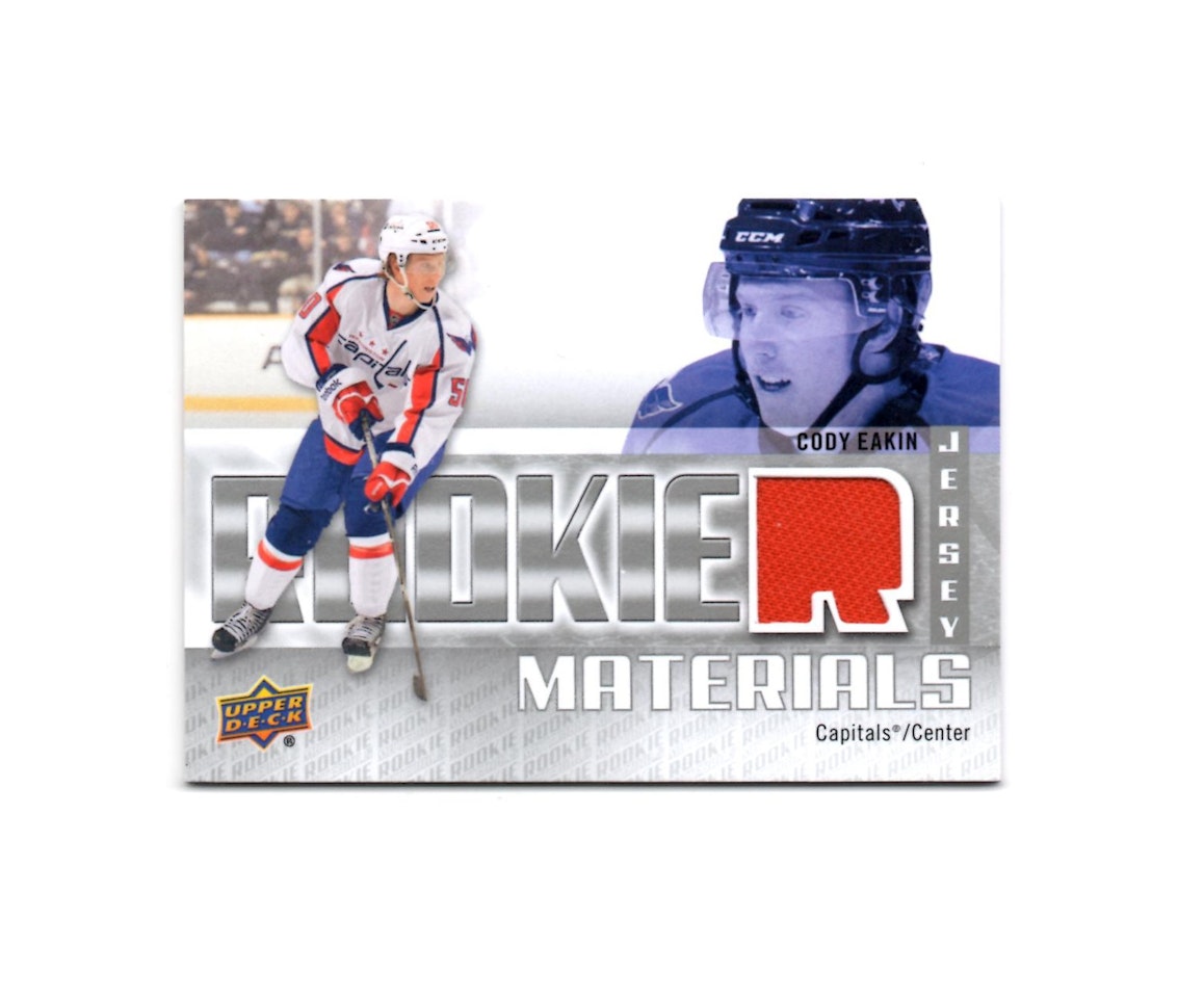2011-12 Upper Deck Rookie Materials #RMCE Cody Eakin (40-125x7-CAPITALS)