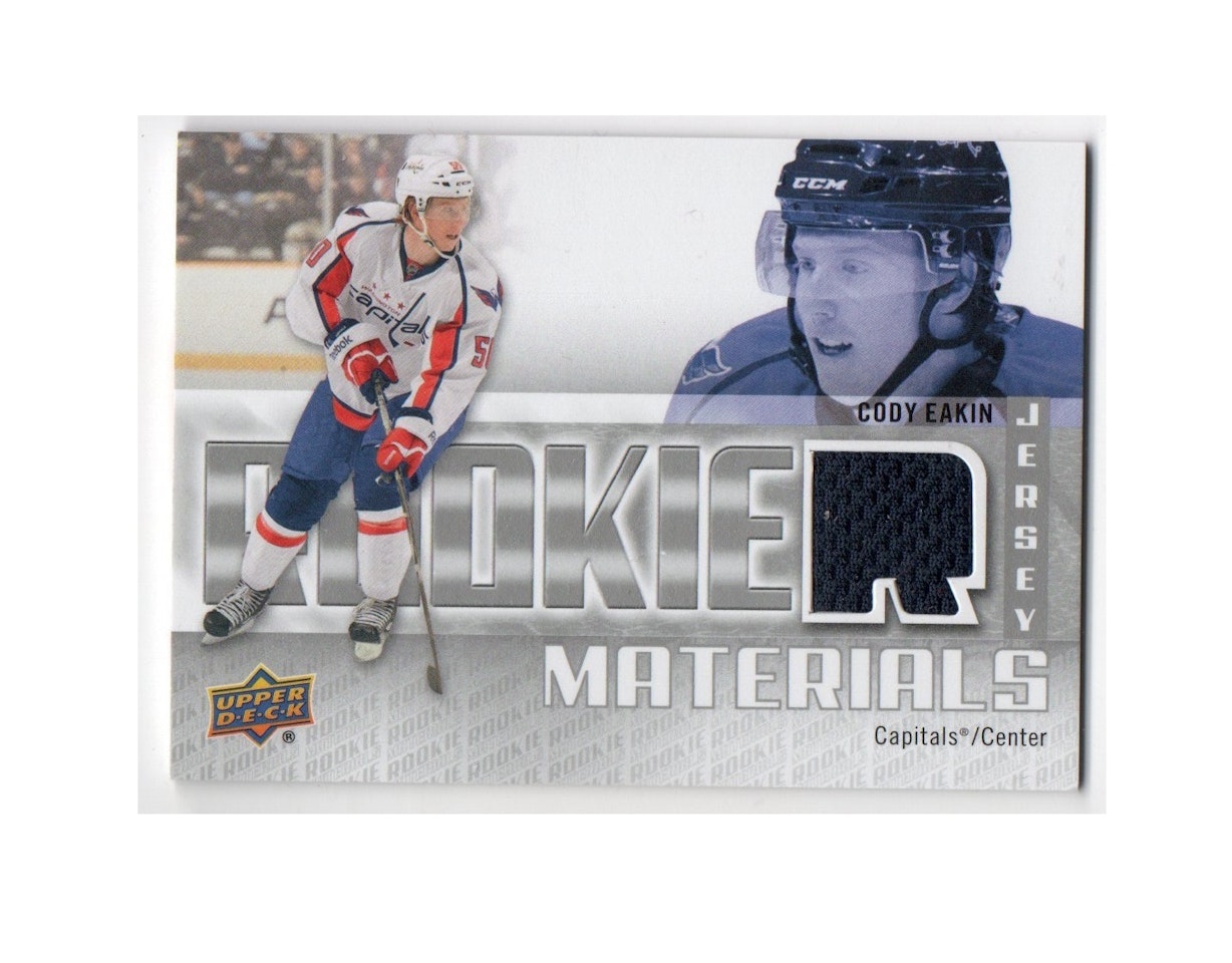 2011-12 Upper Deck Rookie Materials #RMCE Cody Eakin (40-X152-CAPITALS)