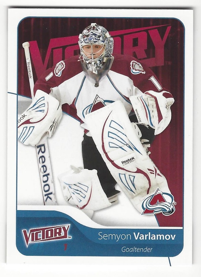 2011-12 Upper Deck Victory #253 Semyon Varlamov (5-X105-AVALANCHE)
