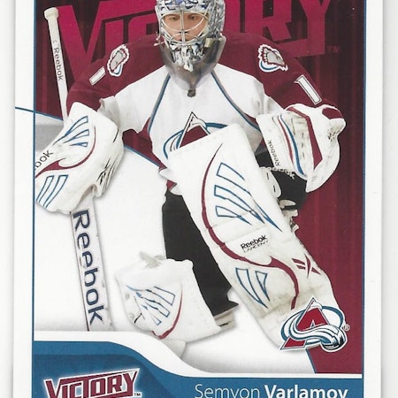 2011-12 Upper Deck Victory #253 Semyon Varlamov (5-X105-AVALANCHE)