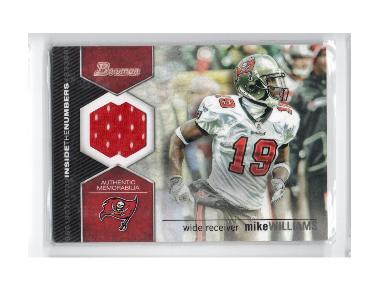 2012 Bowman Inside the Numbers Relics #ITNRMWI Mike Williams (30-X245-NFLBUCCANEERS)