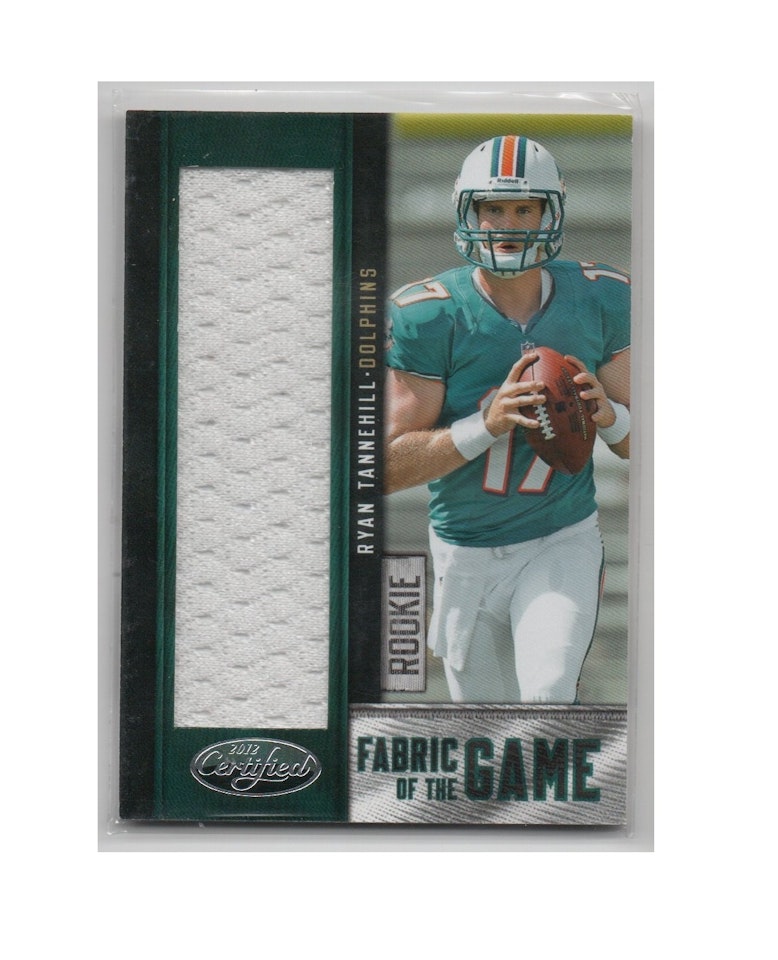 2012 Certified Rookie Fabric of the Game #5 Ryan Tannehill (50-X54-NFLDOLPHINS)