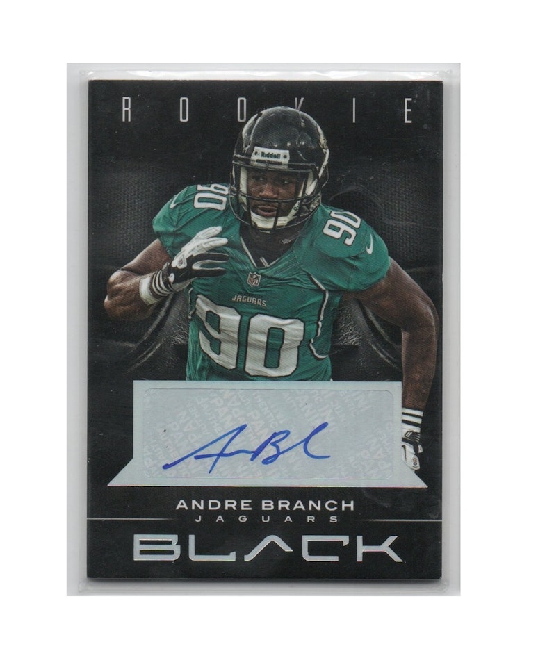 2012 Panini Black Rookie Signatures #103 Andre Branch (30-X39-NFLJAGUARS)