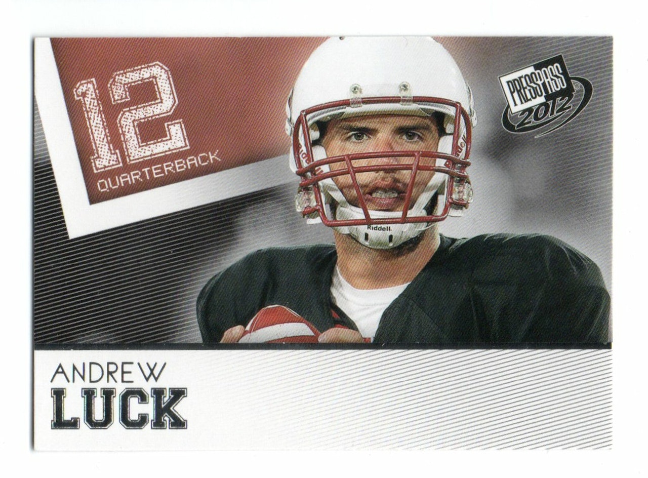 2012 Press Pass #30 Andrew Luck (5-X297-NFLCOLTS)