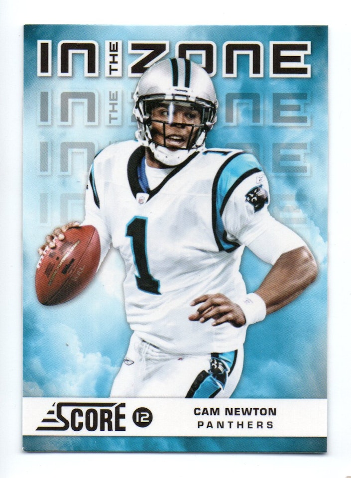 2012 Score In the Zone #6 Cam Newton (10-X297-NFLPANTHERS)