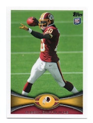 2012 Topps #340A Robert Griffin III RC (Passing Pose) (15-X291-NFLREDSKINS)