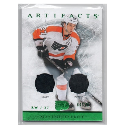 2012-13 Artifacts Jerseys Patch Emerald #61 Maxime Talbot (40-X281-FLYERS)