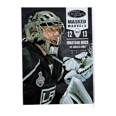 2012-13 Certified #102 Jonathan Quick MM (25-X64-NHLKINGS)