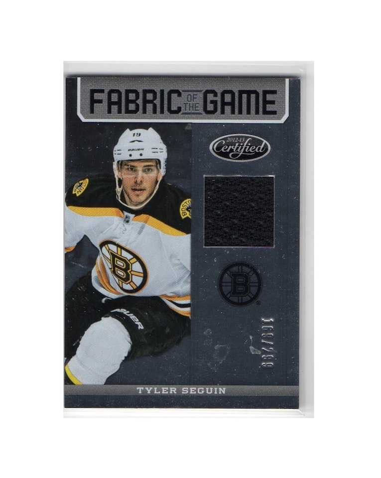 2012-13 Certified Fabric of the Game #FOGTS Tyler Seguin (50-127x1-BRUINS)