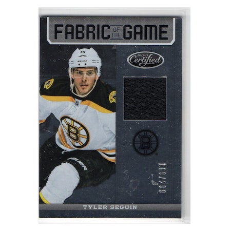 2012-13 Certified Fabric of the Game #FOGTS Tyler Seguin (50-127x1-BRUINS)