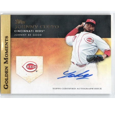 2012 Topps Golden Moments Autographs #JC Johnny Cueto (40-X273-MLBREDS)