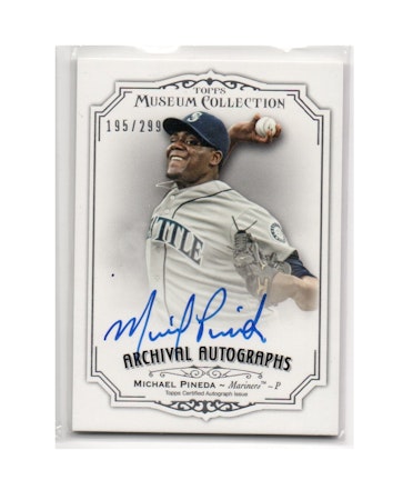 2012 Topps Museum Collection Archival Autographs #MP2 Michael Pineda (40-X250-MLBMARINERS)