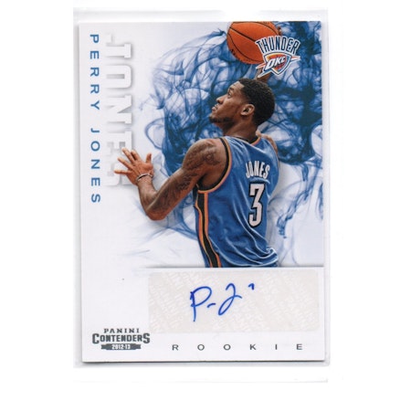 2012-13 Panini Contenders #227 Perry Jones AU RC (30-X259-NBATHUNDER)