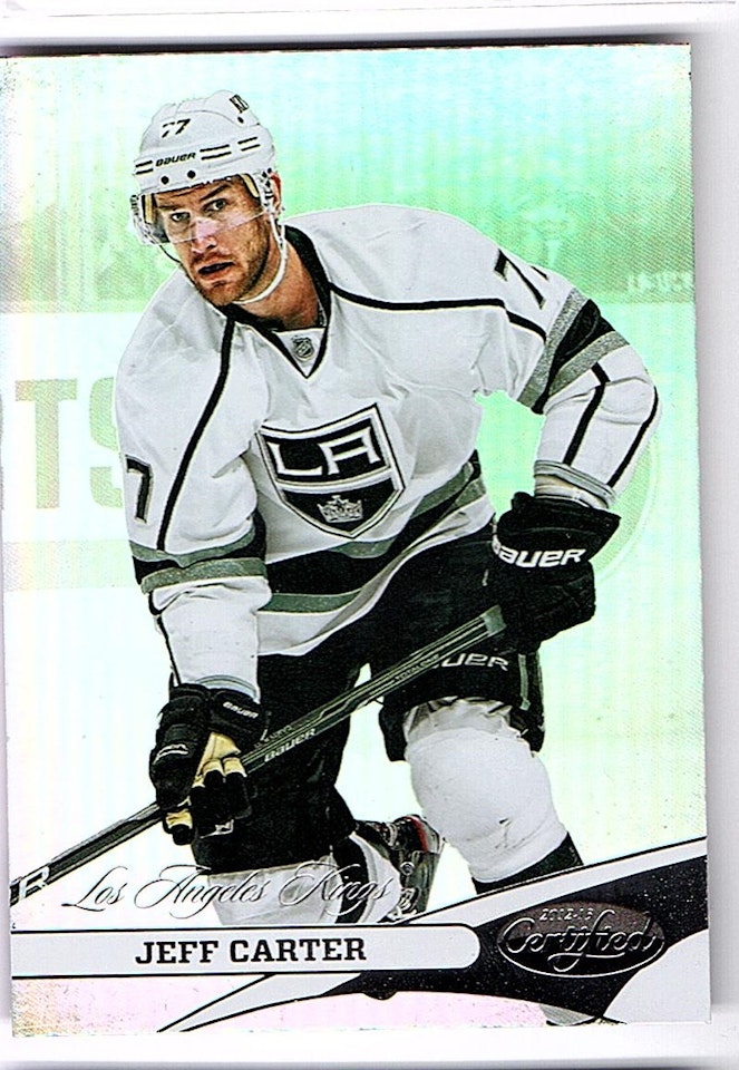 2012-13 Certified Mirror Hot Box #77 Jeff Carter (10-X109-NHLKINGS)