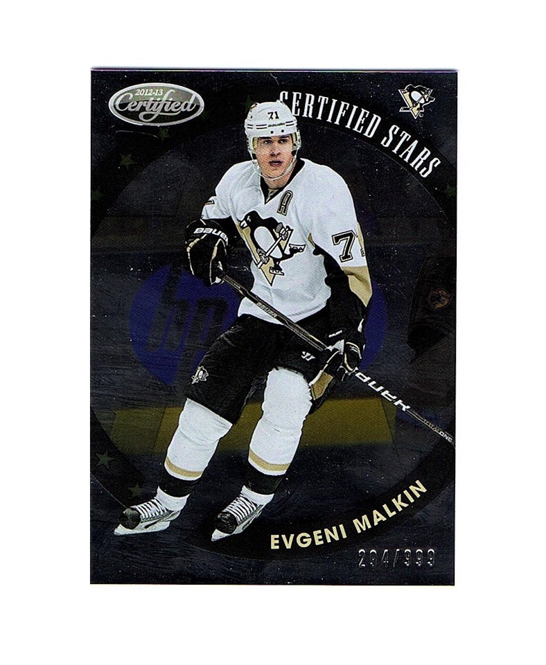 2012-13 Certified Stars #S2 Evgeni Malkin (40-X26-PENGUINS)